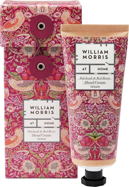 Morris & Co William Morris At Home Strawberry Thief Hand Cream Patchouli & Red Berry Scented 100ml (100 ml)