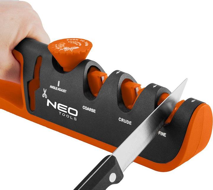 Produktbild Neo Messer und Schere mit Schärfewinkelregler