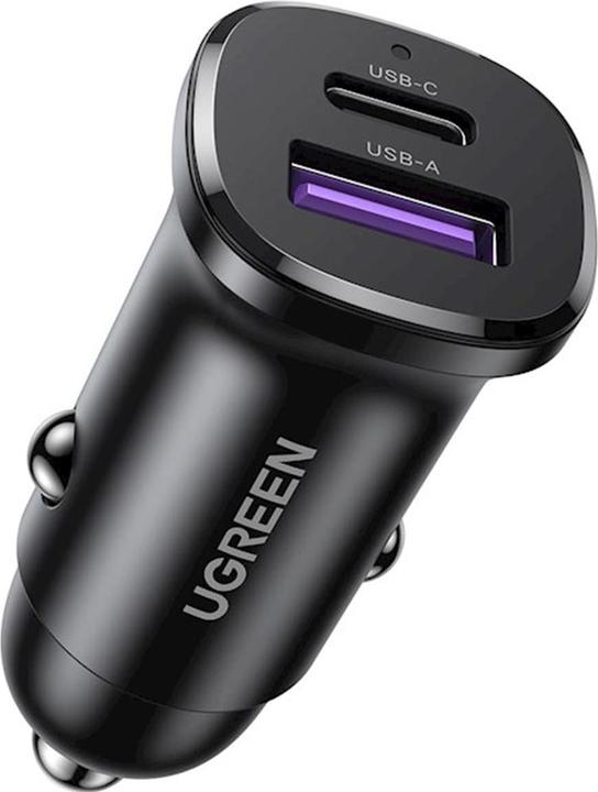 Ugreen EC305 25845 car charger USB-C USB-A 30W - black
