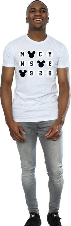 Actual product image Disney Mens Mickey Mouse 1928 Circles T-Shirt (M)