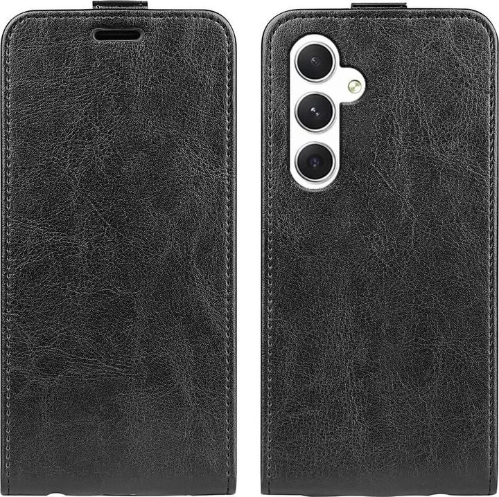 Actual product image Cover-Discount Classic flip case vertical black (Samsung Galaxy S24)