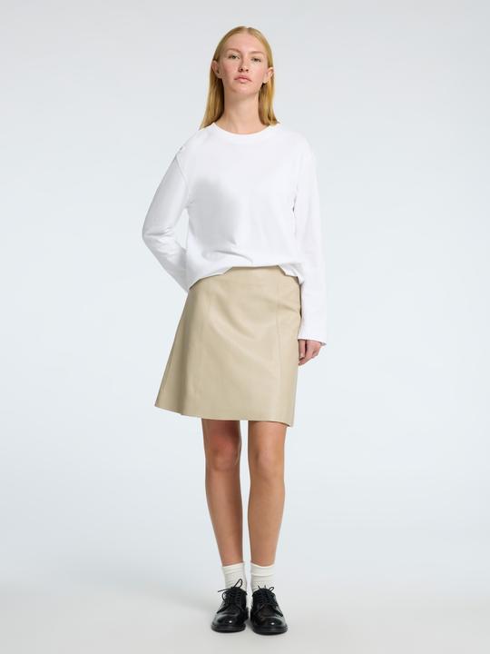 Actual product image Selected Femme Mini leather skirt (38)