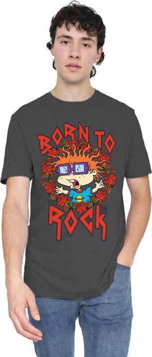 Actual product image Rugrats Unisex Adult Chucky Was Born To Rock T-Shirt (3XL)