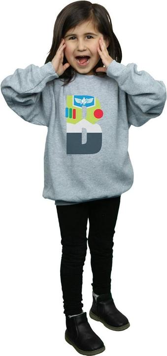 Produktbild Disney Alphabet B Is For Buzz Lightyear Sweatshirt Mädchen (152, 158)