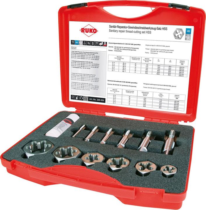 Produktbild Ruko MaschinengewindebohrerSet Set