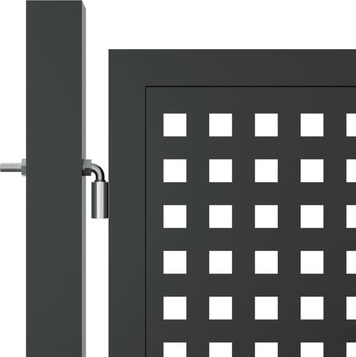 Produktbild VidaXL Gartentor Anthrazit 400x200 cm Stahl, Farbe: Anthrazit