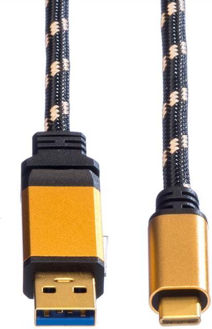 Produktbild Roline USB A – USB C (0.50 m, USB 3.2 Gen 2, 4.50 W)
