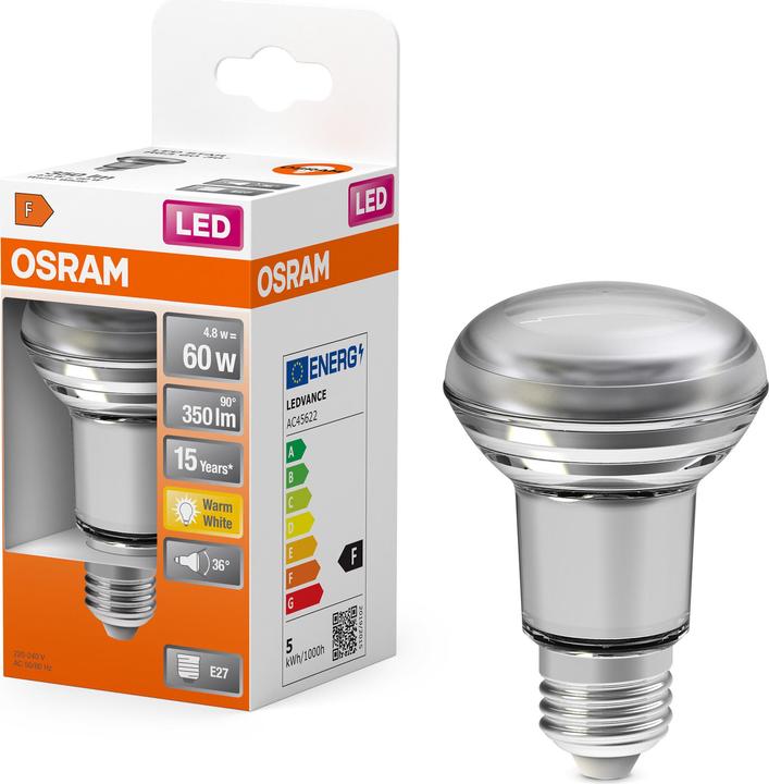 Productafbeelding Osram Led Star R63 (E27, 4.30 W, 345 lm, 1 x, F)