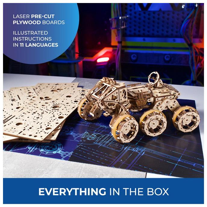 Image du produit Ugears 70206 Manned Mars Rover - Rover martien maniéré