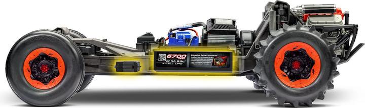 Produktbild Traxxas FUNCO RWD 8S VXL orange 1/6 Sand Car RTR Brushless, ohne Akku/Ladegerät (RTR Ready-to-Run)