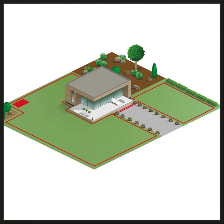 Actual product image Einhell FREELEXO SMART 750 robotic lawnmower (750 m²)