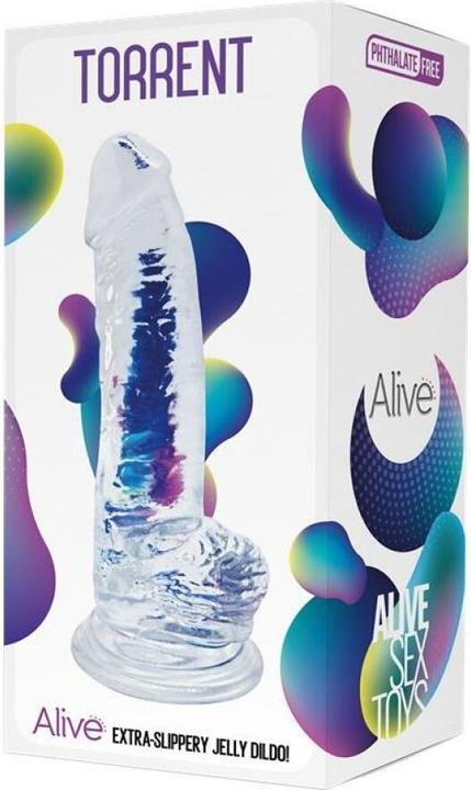 Image du produit Alive Torrent Pénis Réaliste Transparent 20,6 cm
