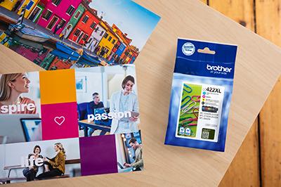 Actual product image Brother and Ink Cartridges Multipack Each cartridge prints up to 1500 page (M, FC, Y, C)