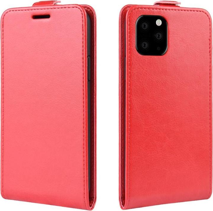 Actual product image Cover-Discount Leather flip case with photo pocket vertical (Apple iPhone 11 Pro Max)