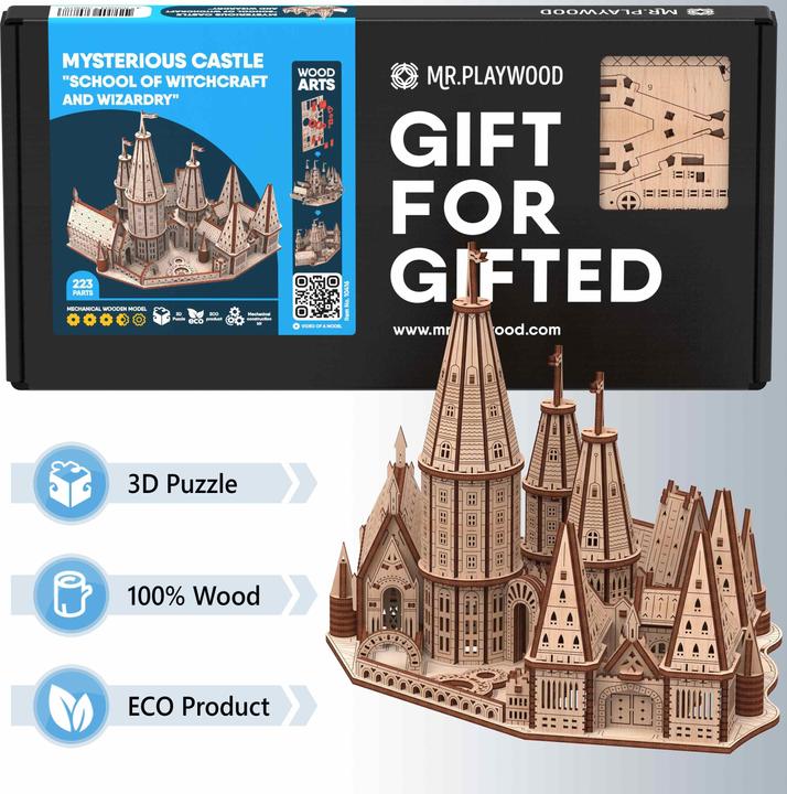 Produktbild Mr Playwood Mr. Playwood: Mysterious Castle - School of Witchcraft and Wizardry