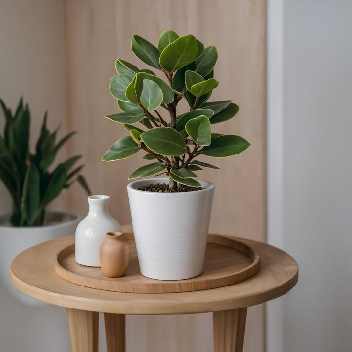 Actual product image Plant in a Box Clusia rosea 'Princess' - Balsam apple (25 cm)