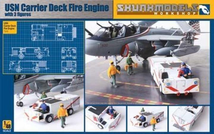 Actual product image Skunkmodels Workshop USN FIRE EINGINE with 3 figures