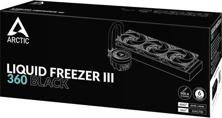 Actual product image Arctic Liquid Freezer III - 360 (Black)