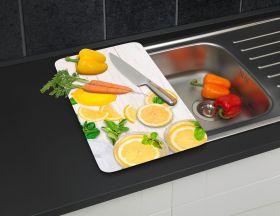 Produktbild Wenko Herdabdeckplatte Universal Mod. Zitronen 2er Set, für alle Herdarten