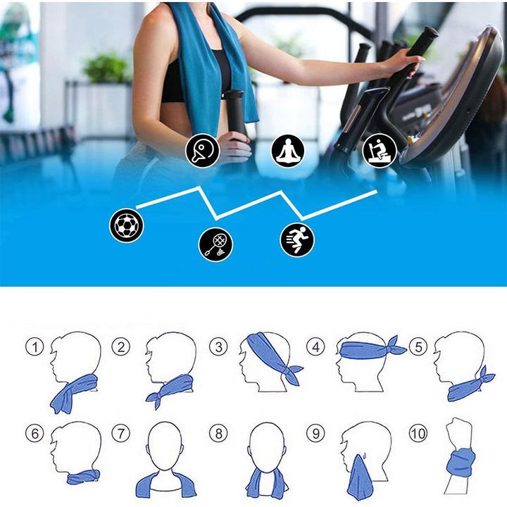 Image du produit Stride Kühlendes Sport Handtuch Fitness Kühltuch
