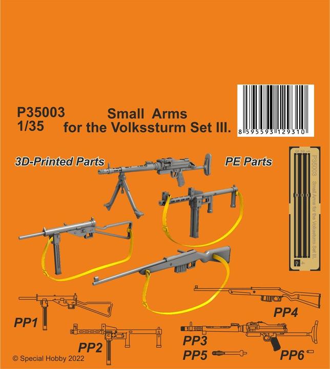 Actual product image CMK Small Arms for the Volkssturm Set III.