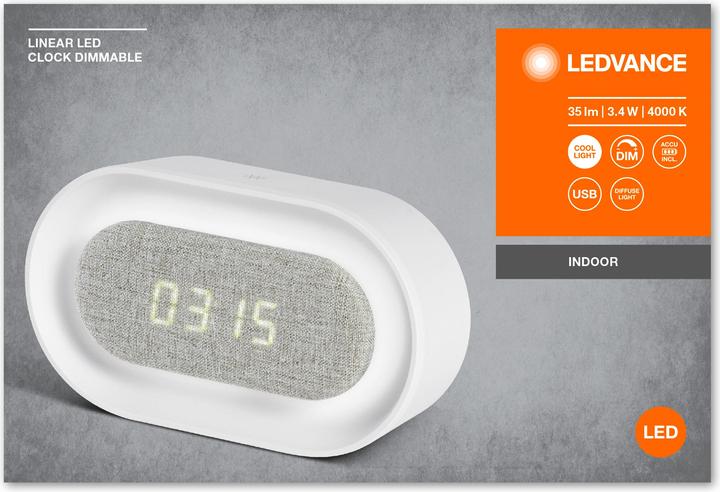 Produktbild Ledvance Linear Led Clock (12 lm)
