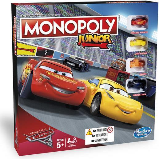 Hasbro Monopoly Junior Cars 3 (Deutsch)