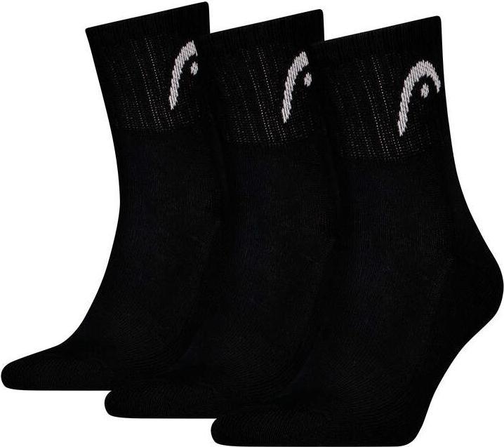 Head Socks Tennis Club Short Crew Black (3x)