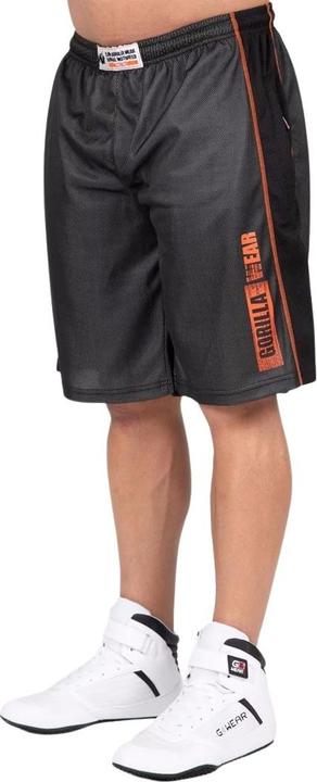 Produktbild Gorilla Wear Wallace Mesh Shorts Grau/Orange (S/M)