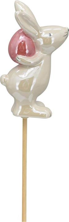 Produktbild Exner Garten und Wohnaccessoires HasenStecker Pearl (1 x, 5 x 3 x 26 cm)
