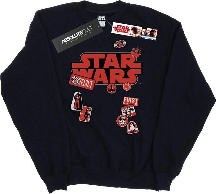 Immagine prodotto Star Wars The Last Jedi Badges Felpa Uomo (L)