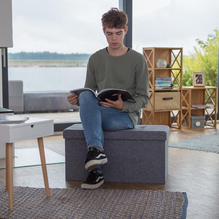Produktbild Relaxdays Faltbare Sitzbank (76 cm)