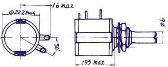 Produktbild Velleman 10-Gang-Potentiometer