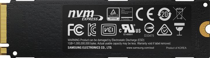 Actual product image Samsung 960 Evo (500 GB, M.2)