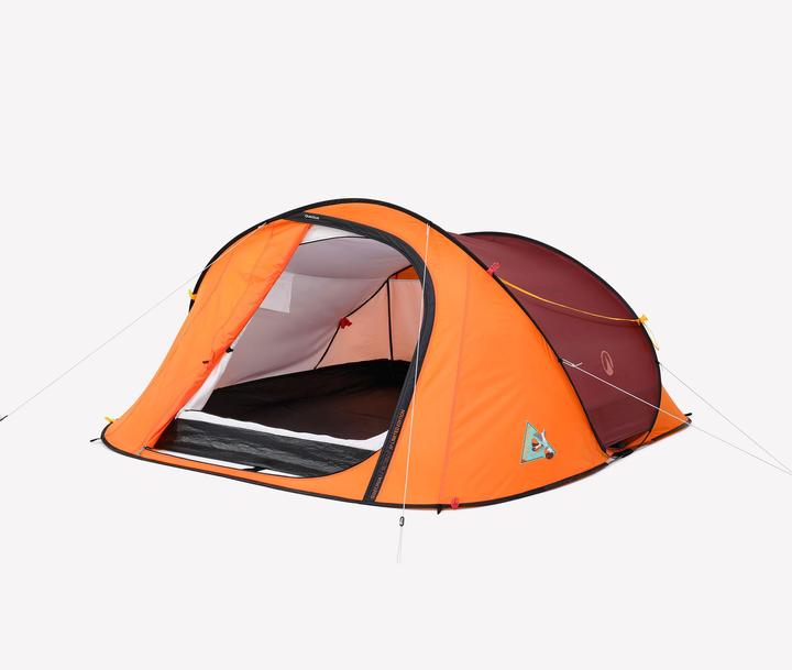 Produktbild Quechua Faltzelt - 2 Seconds für 3 Personen Limited Edition 20 Jahre braun (Wurfzelt, 3.56 kg, 3 Personen)