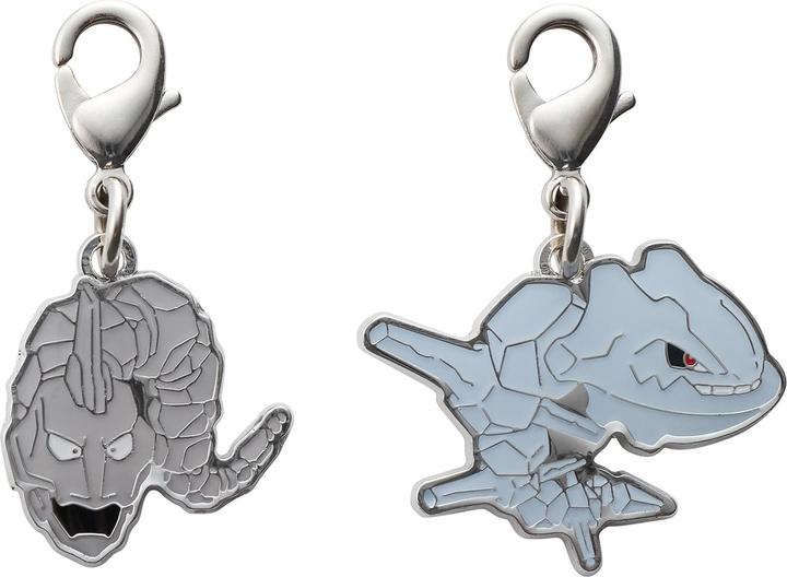 Immagine prodotto Pokémon Centro Pokemon - Portachiavi Onix e Steelix - 2 pezzi