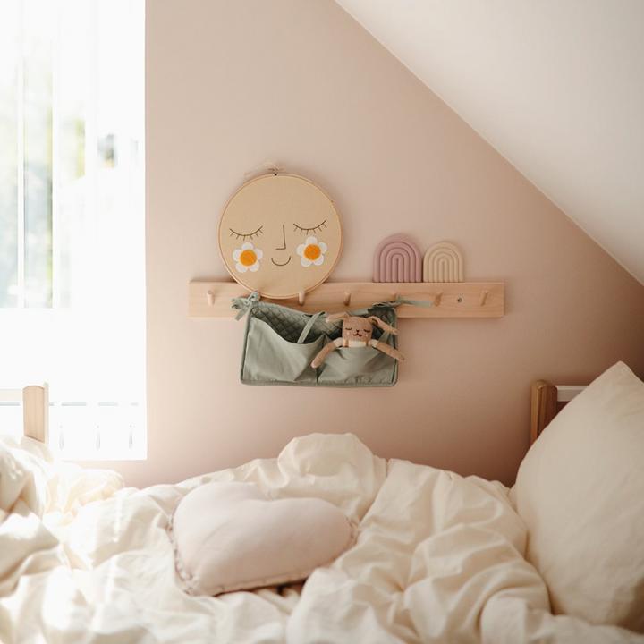 Actual product image Mushie Bed bag Rainbow