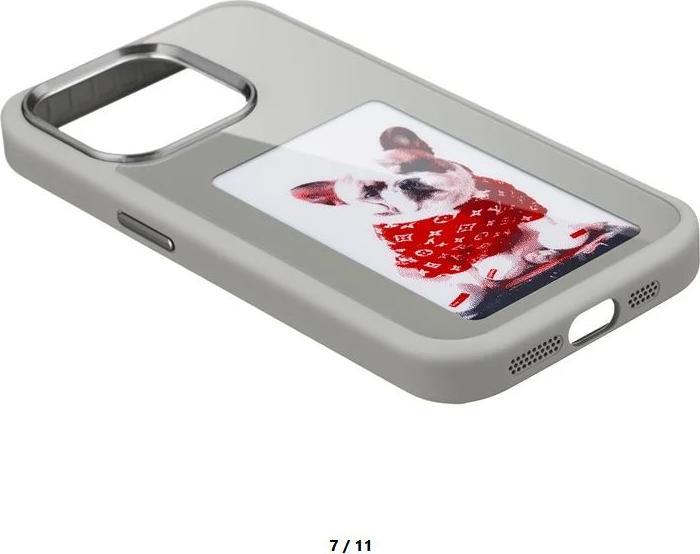 Produktbild PhoneLook Hülle E-Ink Display DIY mit NFC-Technologie für persönlicher Foto-Hintergrund (Apple iPhone 15 Pro)