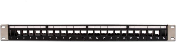 Immagine prodotto Delock 19? Pannello patch Keystone a 24 porte con guida di rilievo nero