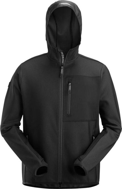 Snickers Workwear 80445604005 FlexiWork, Zwischenschicht-Hoodie mit Reissverschluss Blau M (XS, S, M, L, XL, XXL, 3XL)
