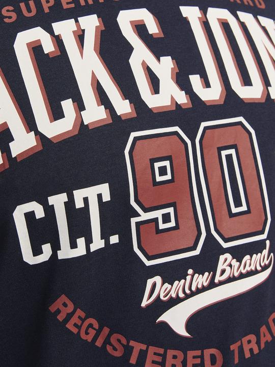 Produktbild Jack & Jones Jjelogo Tee Ss O-Neck 2 Col Aw24 S Pls (7XL)