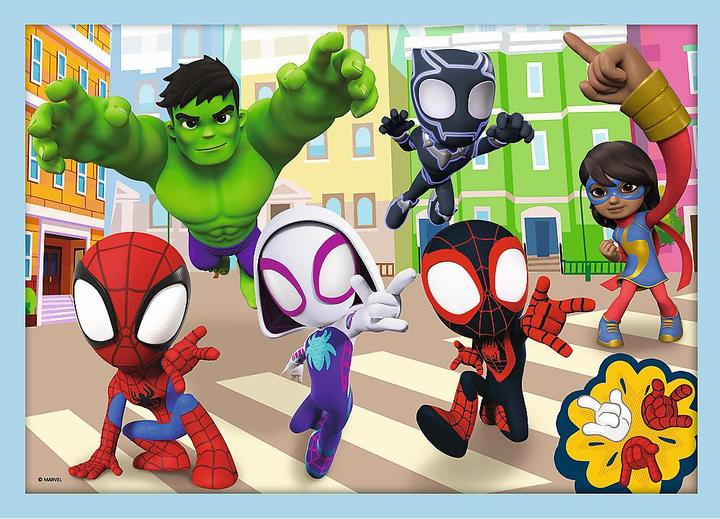 Image du produit Trefl Puzzle 4 en 1 - Marvel Spidey (71 pièces)