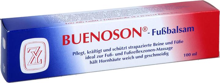 Buenoson Fussbalsam hält Hornhäute weich und geschmeidig, 100 g Creme (Fussbad)