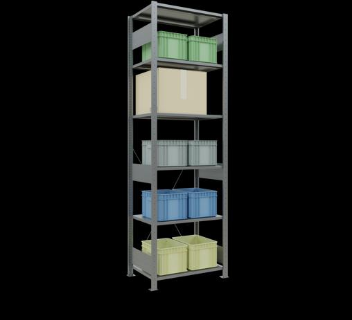 Immagine prodotto Schulte Lagertechnik MULTIplus150 sistema di scaffalatura di base senza bulloni con traversa