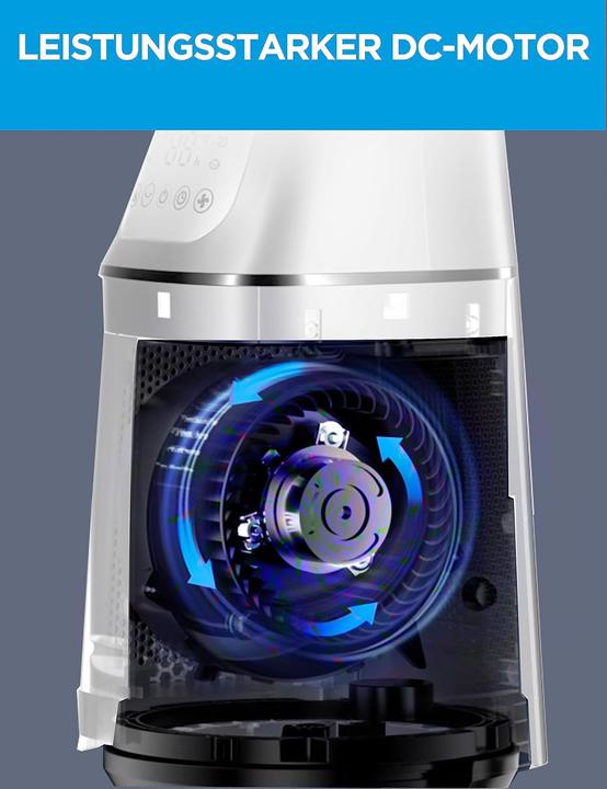 Actual product image Midea Bladeless fan with air purifier (38 dB)