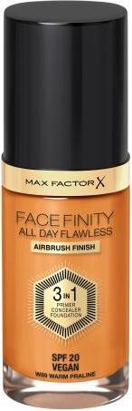 Produktbild Max Factor Facefinity All Day Flawless 3 In 1 Foundation W89-Warm Praline 30ml (W89 Warm Praline)