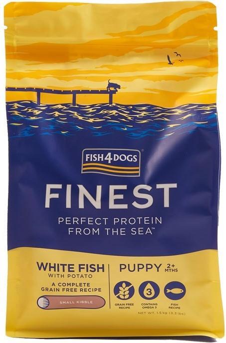 Immagine prodotto Fish4Dogs Finest White Fish Puppy małe rasy 1 5kg (Junior, 1 pz., 1500 g)