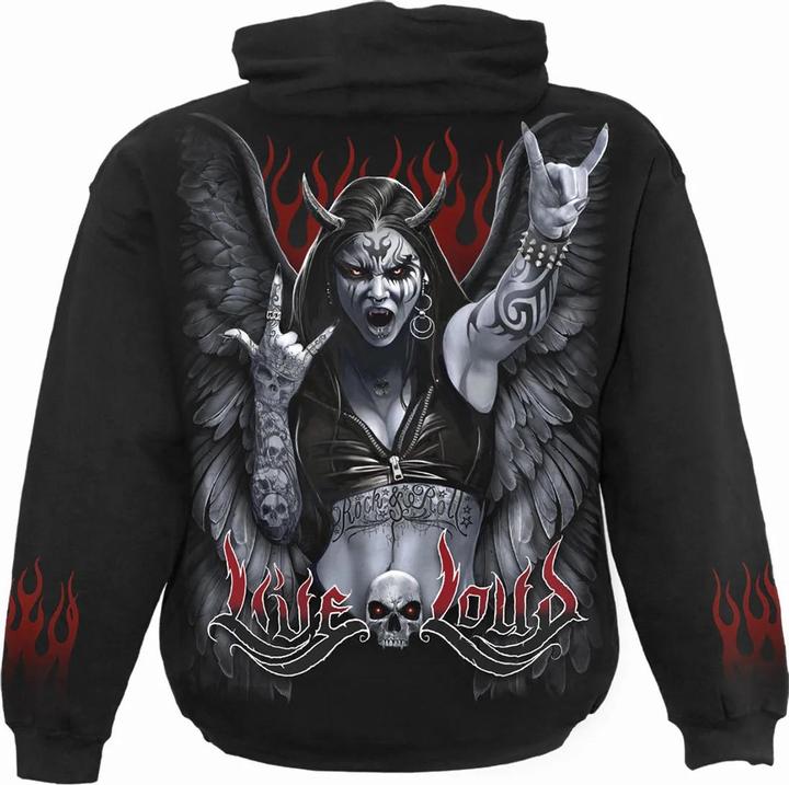 Image du produit Spiral - Sweat à capuche ROCK LOUD - Adulte (L)