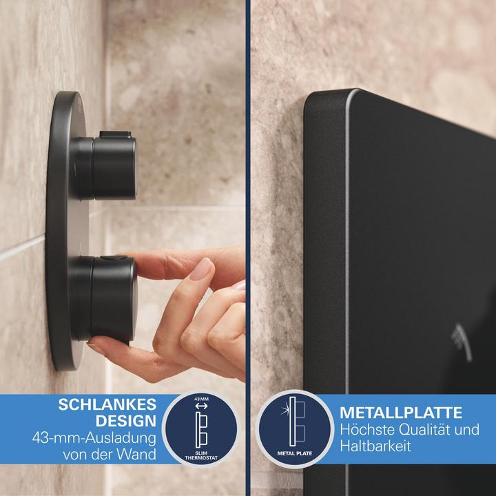 Actual product image Grohe Precision Thermostat Unterputz-Duschsystem mit Vitalio Start 250 Kopfbrause und Vitalio Start 110 Ha