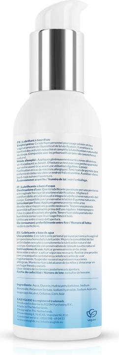 Actual product image EasyGlide Waterbased Lubricant Sensitive (150 ml)